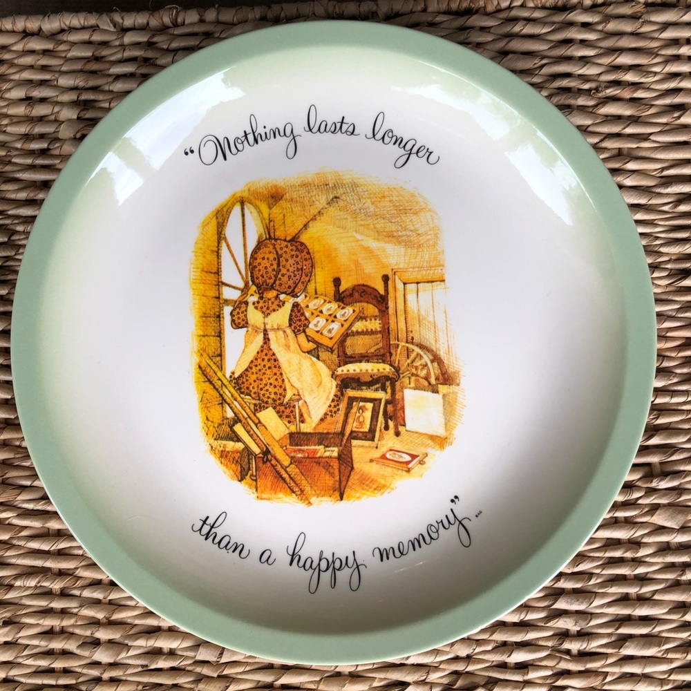 Holly hobbie display plate